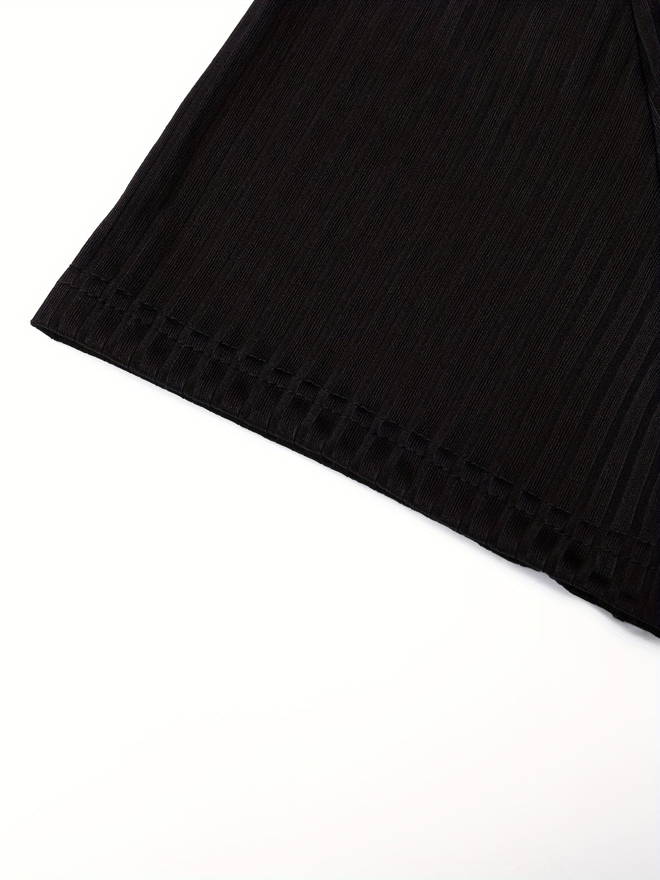 Ribbed Short Sleeve Dress Set