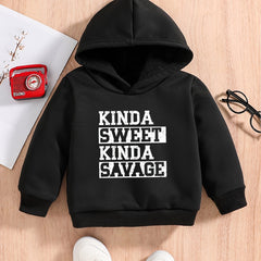 Baby Boys Hooded Sweatshirt Long Sleeve Pullover for Spring Fall