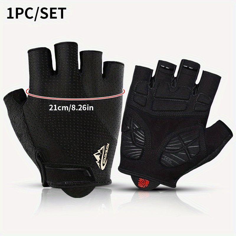 Half finger Cycling Gloves for Men and Women Shock Absorption Anti-slip