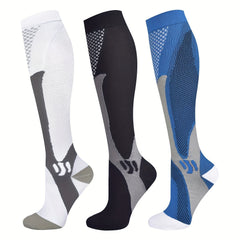 Breathable Compression Sports Socks for Running Cycling Football