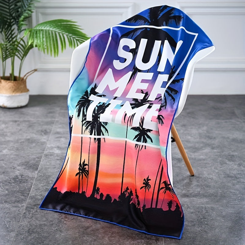 Quick Drying Soft Beach Towel Sand Absorption Outdoor Travel Camping