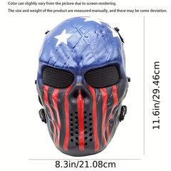 Airsoft Mask with Clear Lens Eye Protection for CS Survival