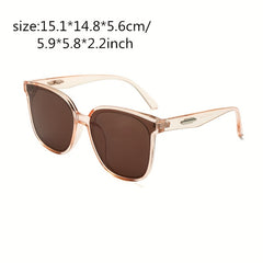 Polarized Square Frame Sunglasses for Men Unisex