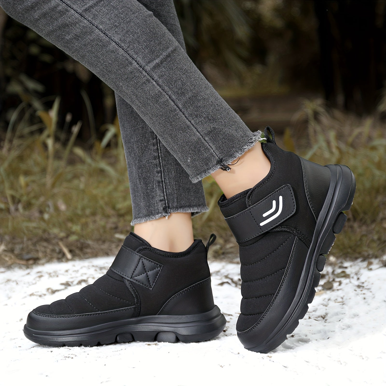 Waterproof Non-slip Snow Boots Thick Bottom Shoes