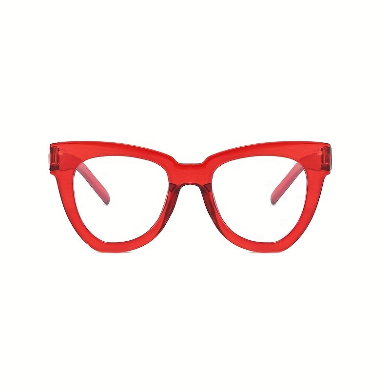 Vintage Cat Eye Eyeglasses Anti Light Clear Lens Glasses