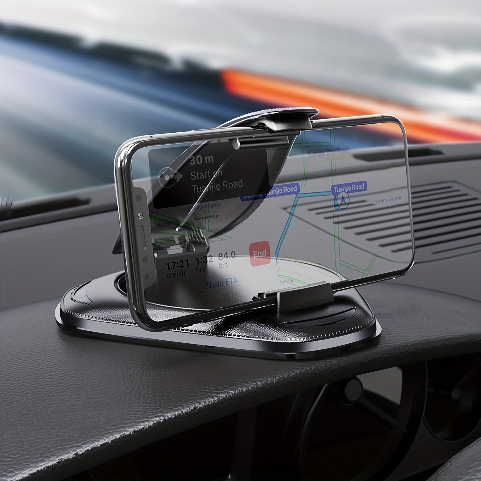 Anti-Slip Car Dashboard Phone Holder for Smartphones