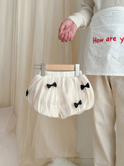 Baby Girls Bowknot Mesh Shorts for Summer