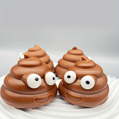 2pcs Poo Toy Halloween Sticky Squeeze Funny Prank Suitable For All Occasions