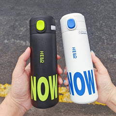 Stainless Steel Insulated Water Bottle 450ml - Thermal Cup Hot & Cold