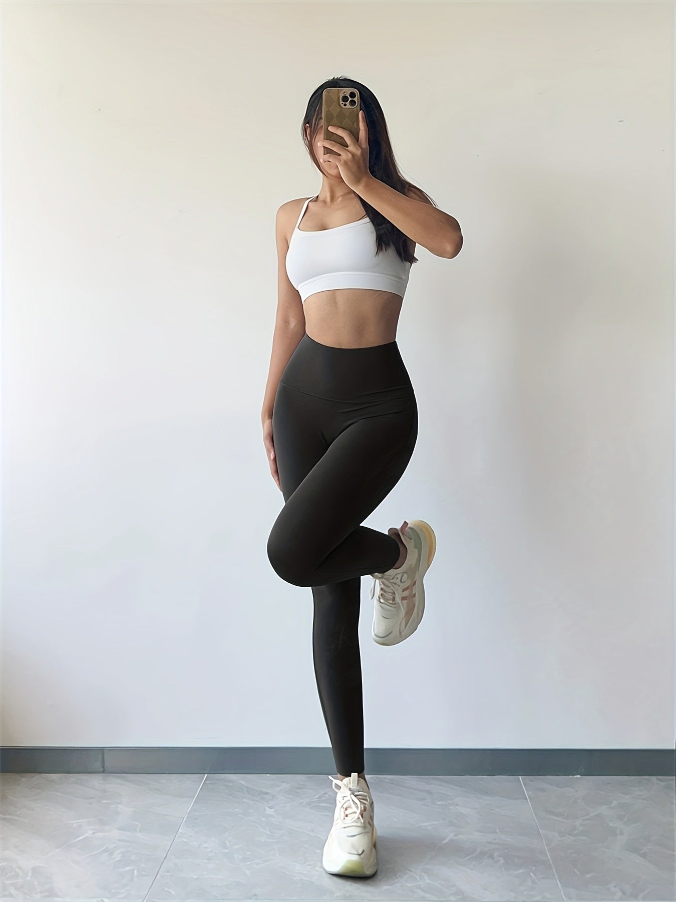 Tummy Control Yoga Leggings High Waist Hip Lifting Sports Pants