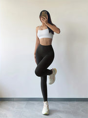 Tummy Control Yoga Leggings High Waist Hip Lifting Sports Pants