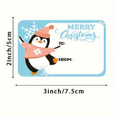 250pcs Christmas Holiday Stickers Gift Decoration Series Self adhesive Labels