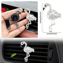 Flamingo Car Air Outlet Aromatherapy Clip