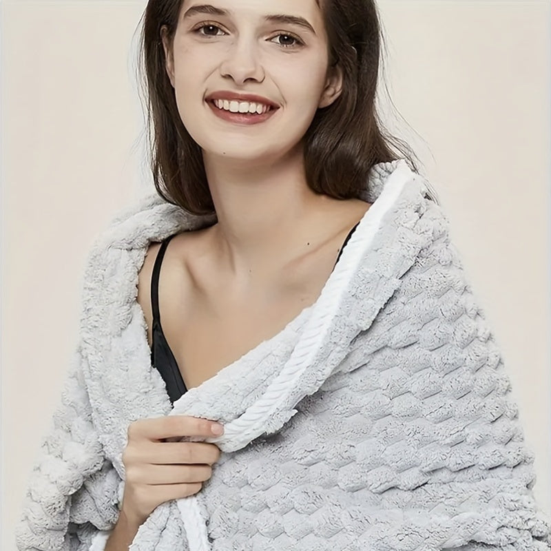 4 Pack Waffle Weave Bath Towels Quick Drying Soft Spa Gym Towels