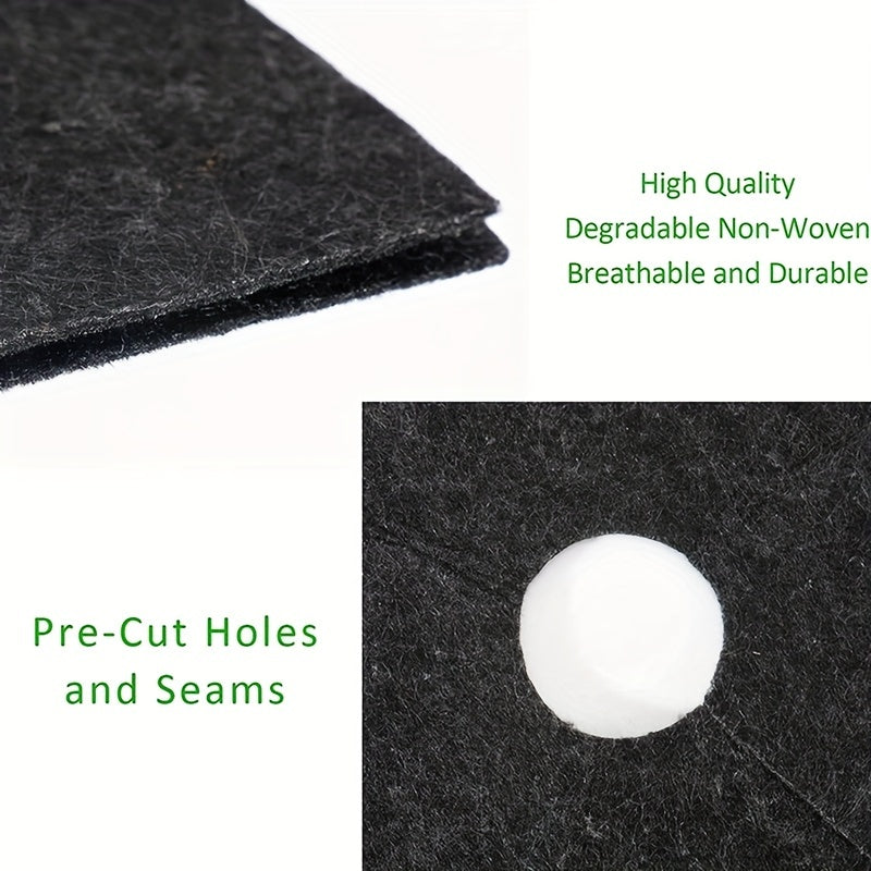 6 Sizes Non Woven Tree Mulch Ring Weeding Barrier Plant Cover Weed Control
