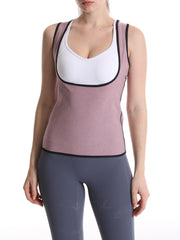 Tummy Control Bodycon Tops Compression Slimming Open Bust Yoga Fitness Tank Top