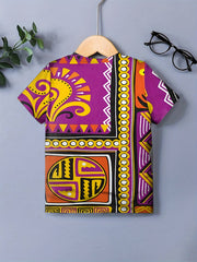Kid's Graphic T shirt Active Stretch Short Sleeve Tee Summer Outdoor