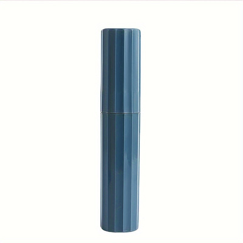Thick Striped Travel Wash Cup Set Portable Toothbrush Holder