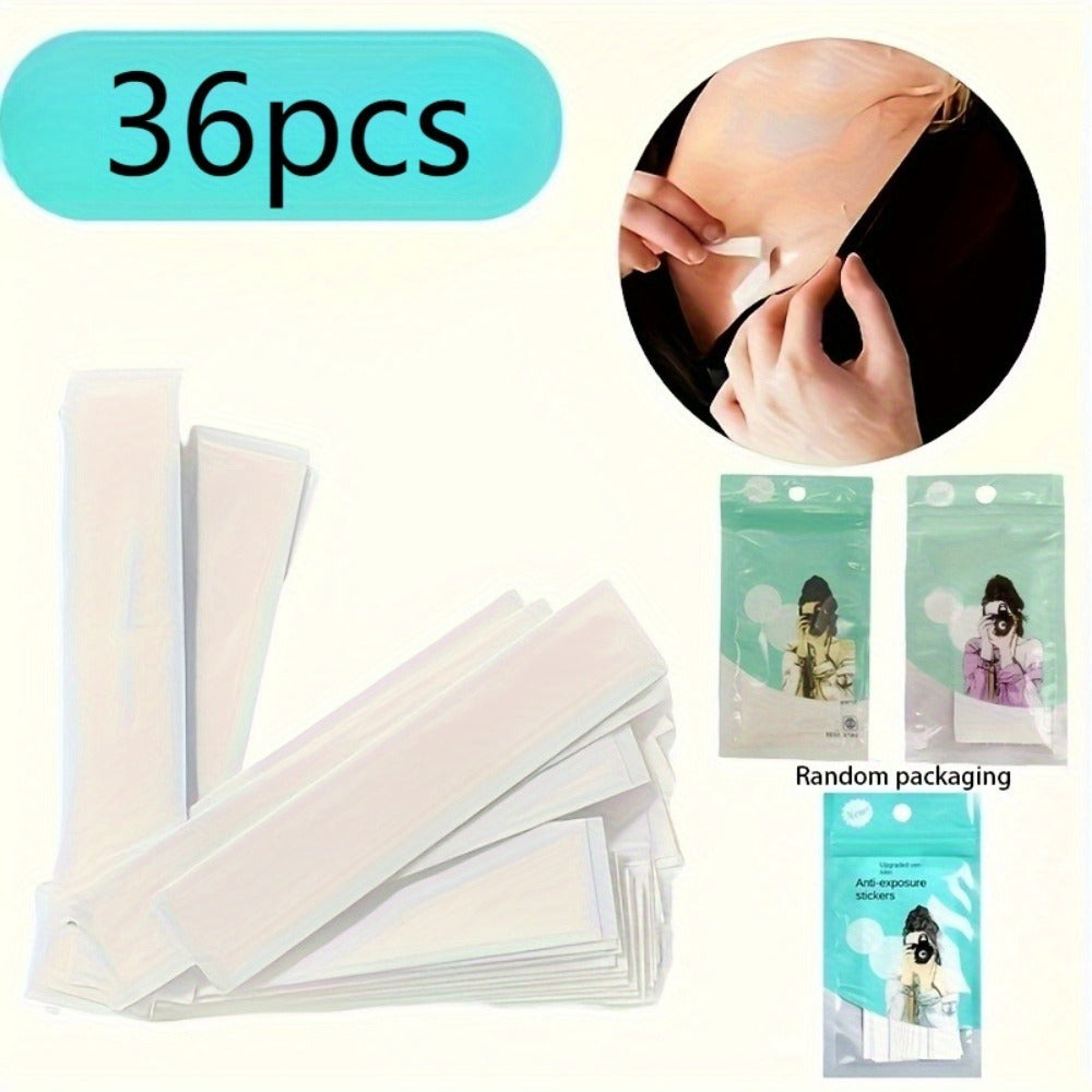 36pcs Garment Tape for Apparel & Body Strong Adhesive Dress Shirt Neckline