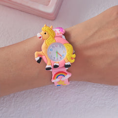 Pink Unicorn Casual Watch for Kids