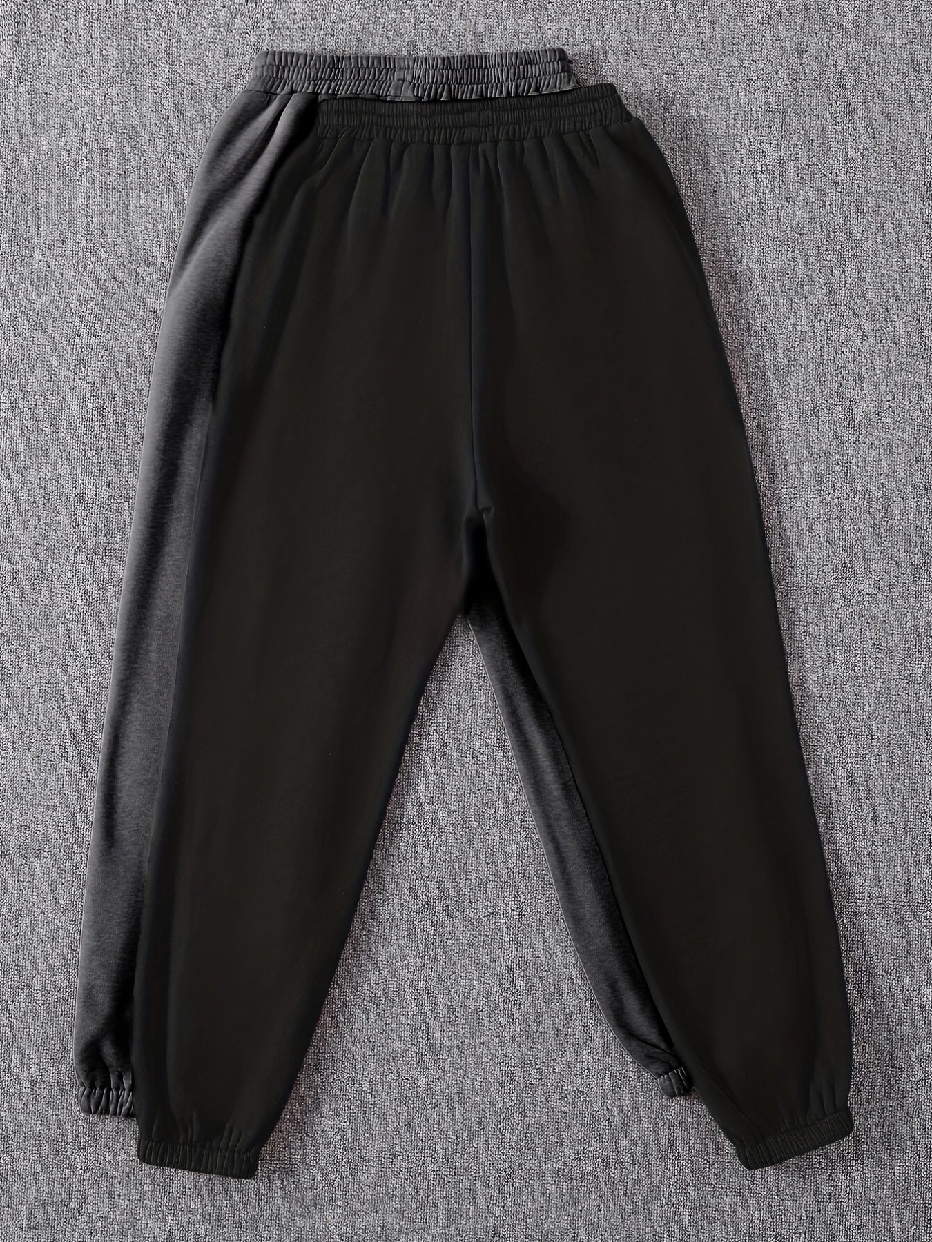 2-Pack Mixed Elastic Waist Joggers for Women's Spring & Fall Casual Wear