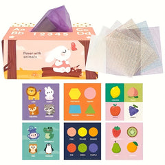 Baby Tissue Box Toy for 6-12 Months Boy Girl - Soft Crinkle Sensory Toy