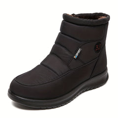 Women's Non slip Medium Tube Snow Shoes Warm Thick Bottom Shoes