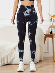 Tie Dye High Waist Yoga Pants Seamless Leggings