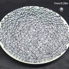 200pcs 7mm Galvanized Steel Ball Bearing Decorative Ball