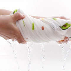 3 Pk Soft Cotton Yarn Baby Wipes Face/Bath Towels