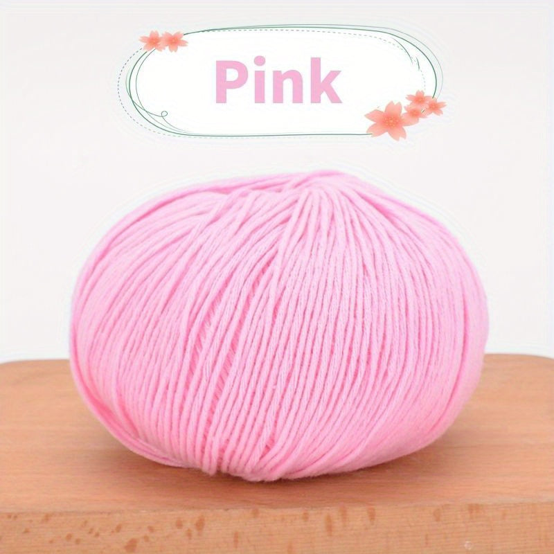 Pure Cotton Yarn For Knitting And Crochet 50g