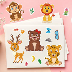 Animal DIY Stickers for Parties Holidays Birthday - Fits Laptops Water Bottles P