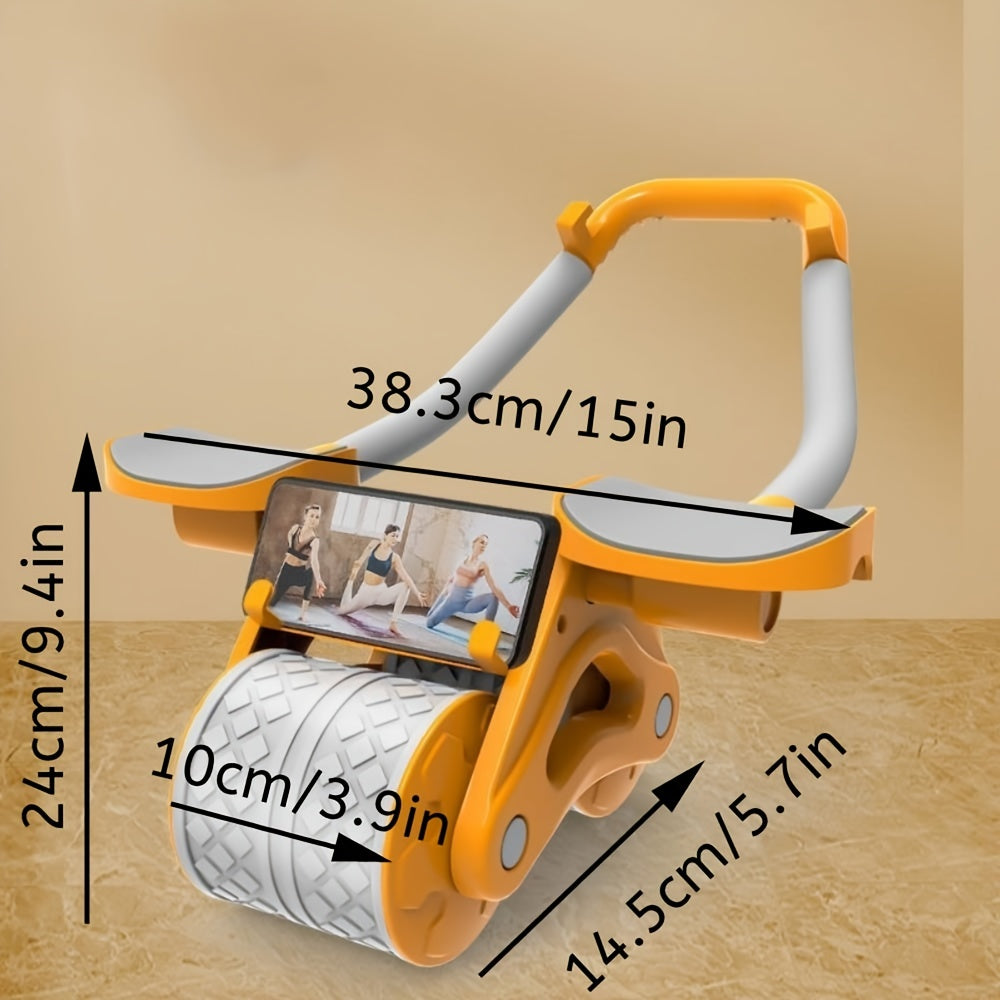 Elbow Support Ab Roller with Kneeling Mat