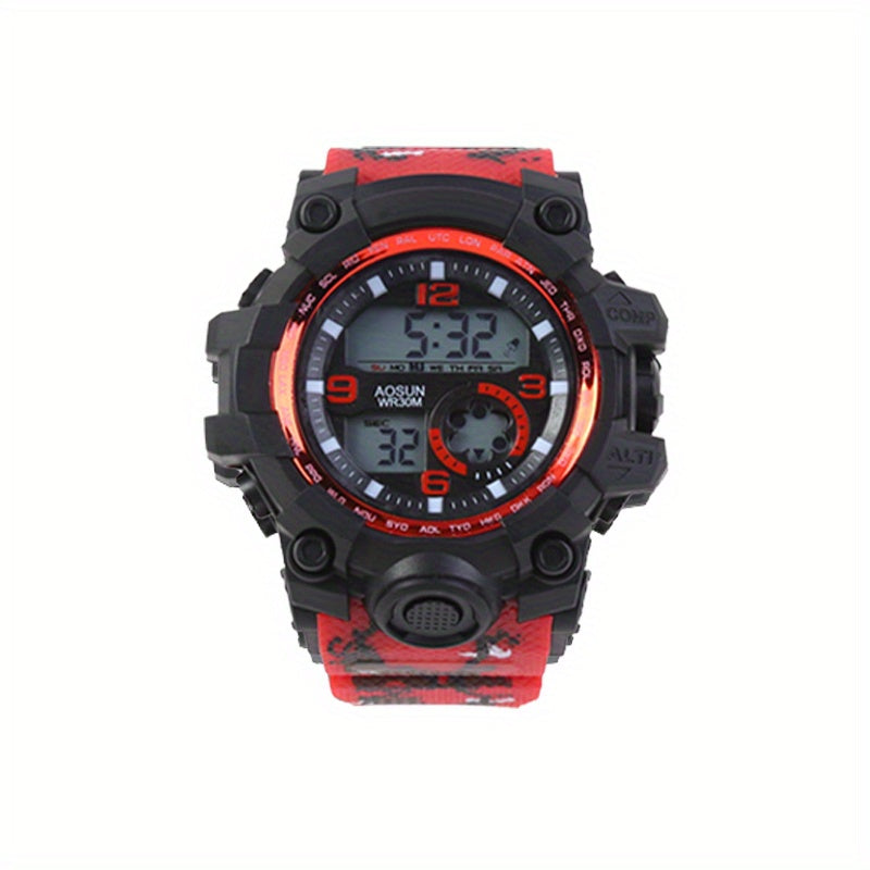 Waterproof Sports Electronic Watch LED Backlight Students