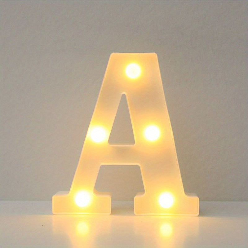 LED Letter Light Number Symbol Shape Proposal Statement Home Decor