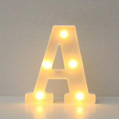 LED Letter Light Number Symbol Shape Proposal Statement Home Decor