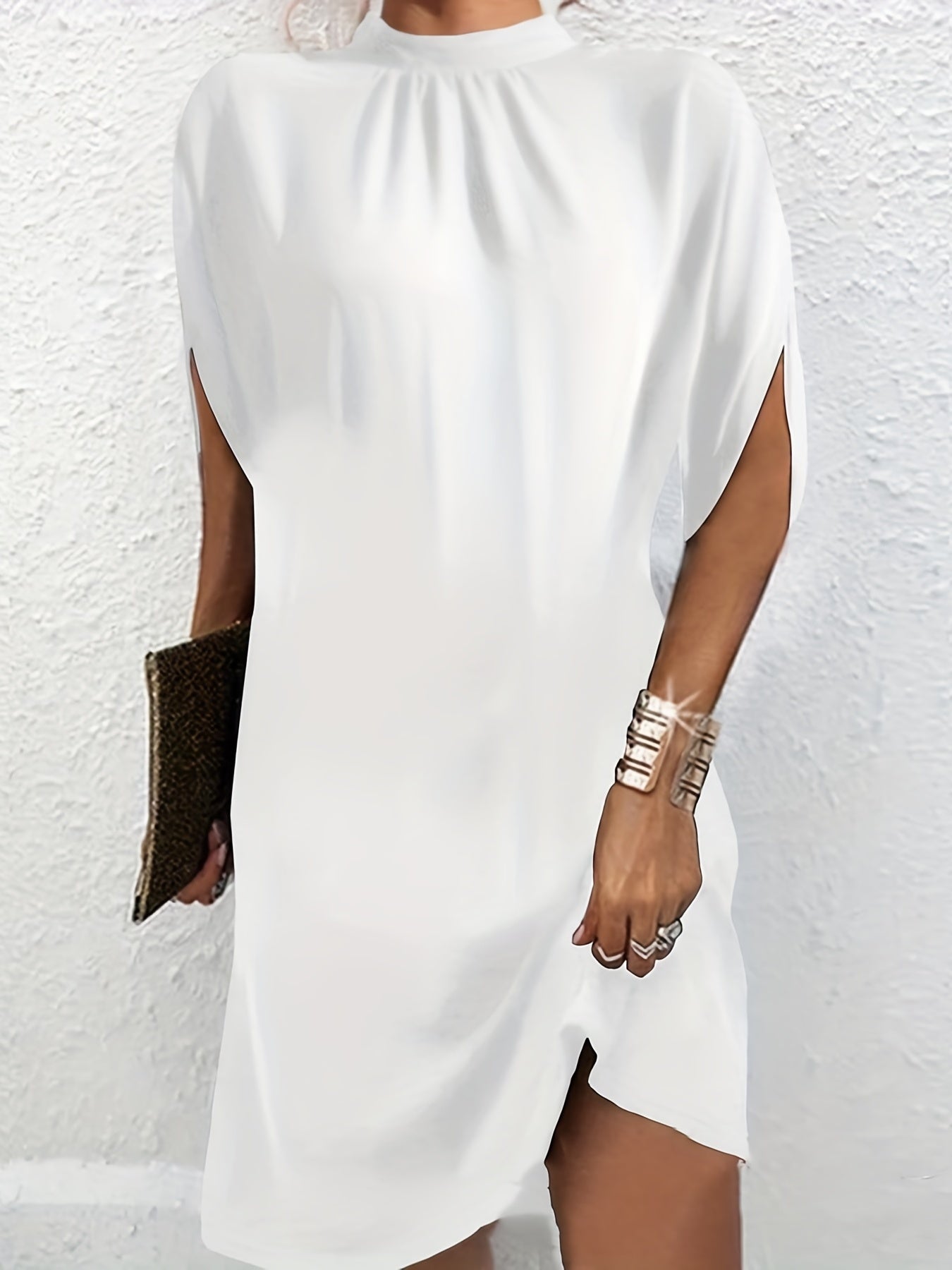 Casual Split Sleeve Dress for Spring & Summer Women's Clothing
