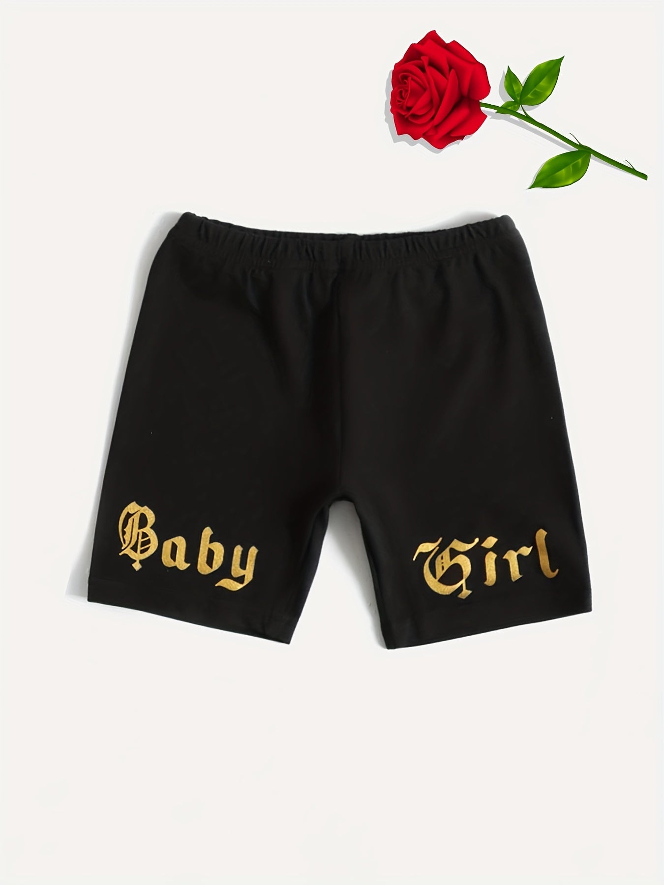 Girls Baby Girl Print Waistband Shorts Breathable Comfortable Casual Pants