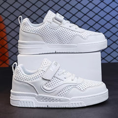 Boy's Breathable Skate Shoes Comfy Non Slip Casual Preppy Style Sneakers