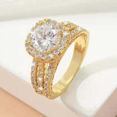 Zircon Women's Wedding Engagement Ring