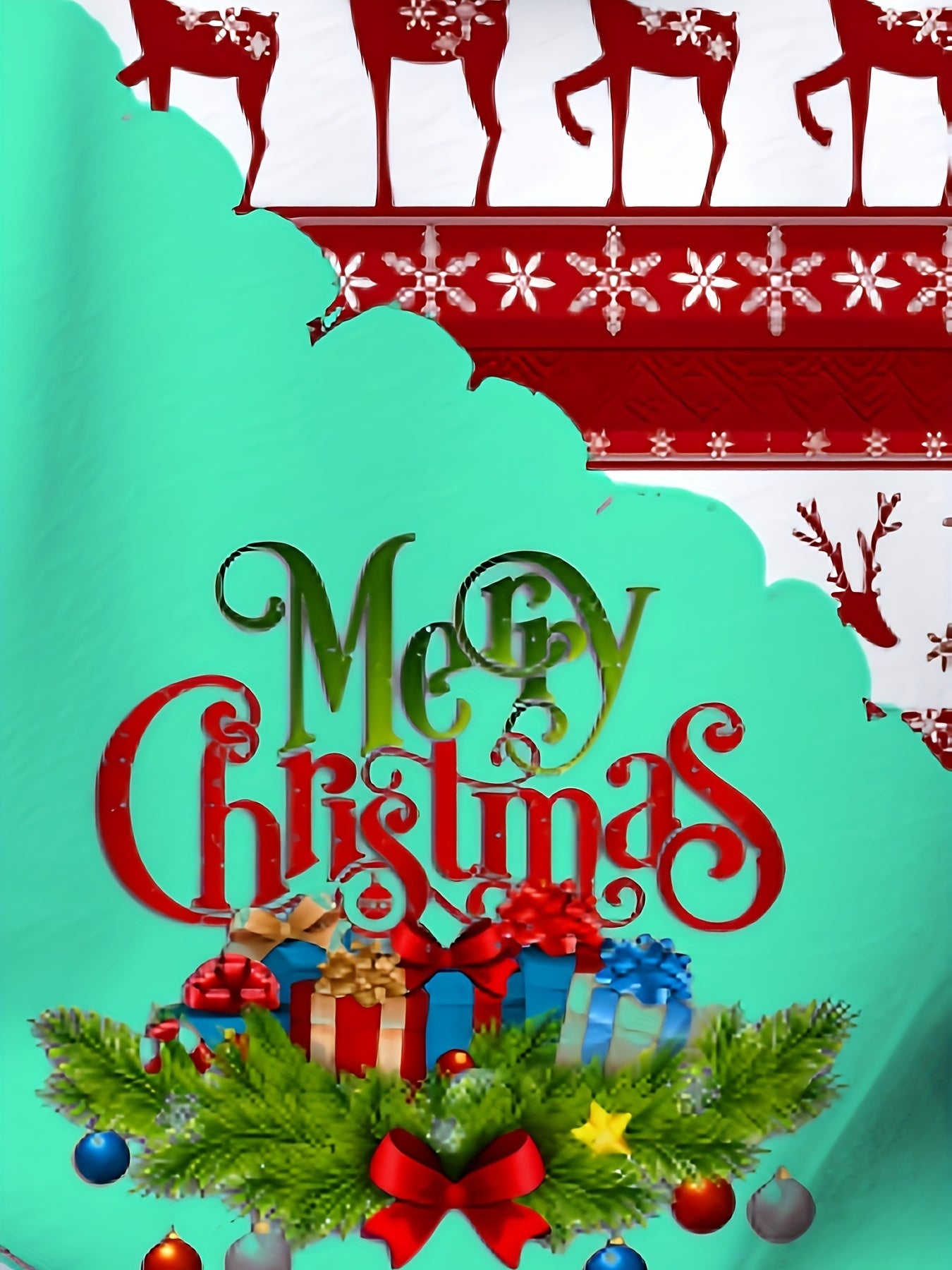 Christmas Kids Hoodie Pullover Long Sleeve Top Boy's Clothes