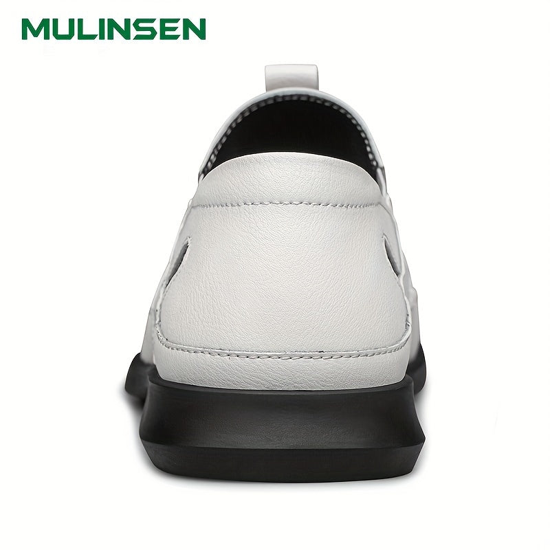 Men's Leather Sandals Breathable Anti-slip Outdoor Walking Sandals