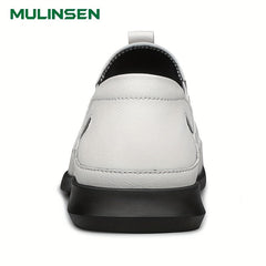Men's Leather Sandals Breathable Anti-slip Outdoor Walking Sandals