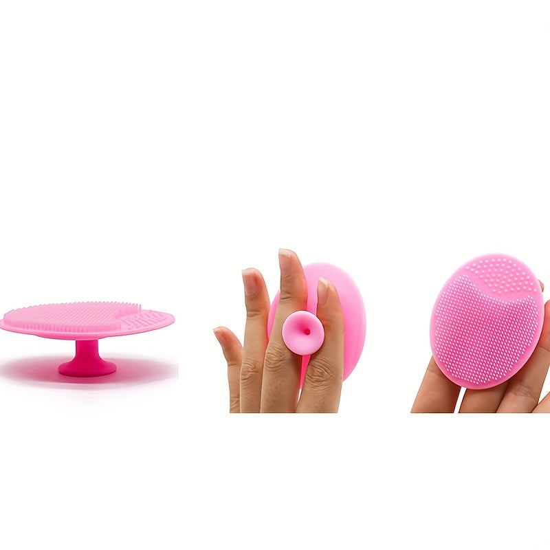 Silicone Facial Cleansing Brush Blackhead Acne Pore Pad Exfoliator
