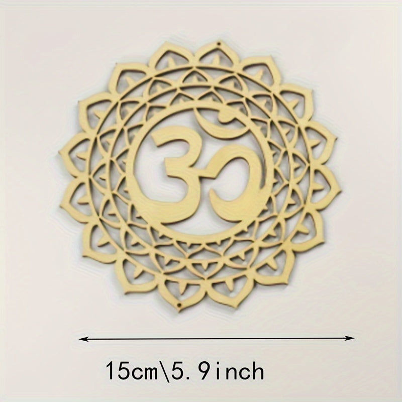 Wooden Pendant Ornament for Outdoor Party and Home Decor
