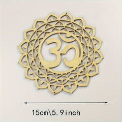 Wooden Pendant Ornament for Outdoor Party and Home Decor