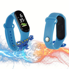 Dinosaur Doll Sport Watch LED Touch Screen Electronic Watch