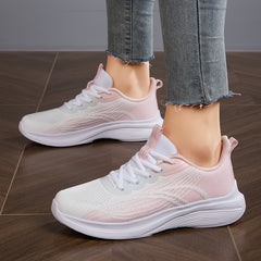 Women's Ombre Athletic Running Shoes Mesh Sneakers