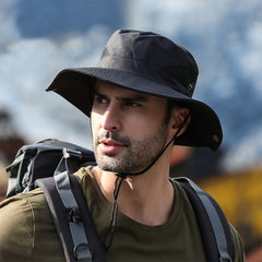 Breathable Sun Protection Wide Brim Hat for Outdoor Activities