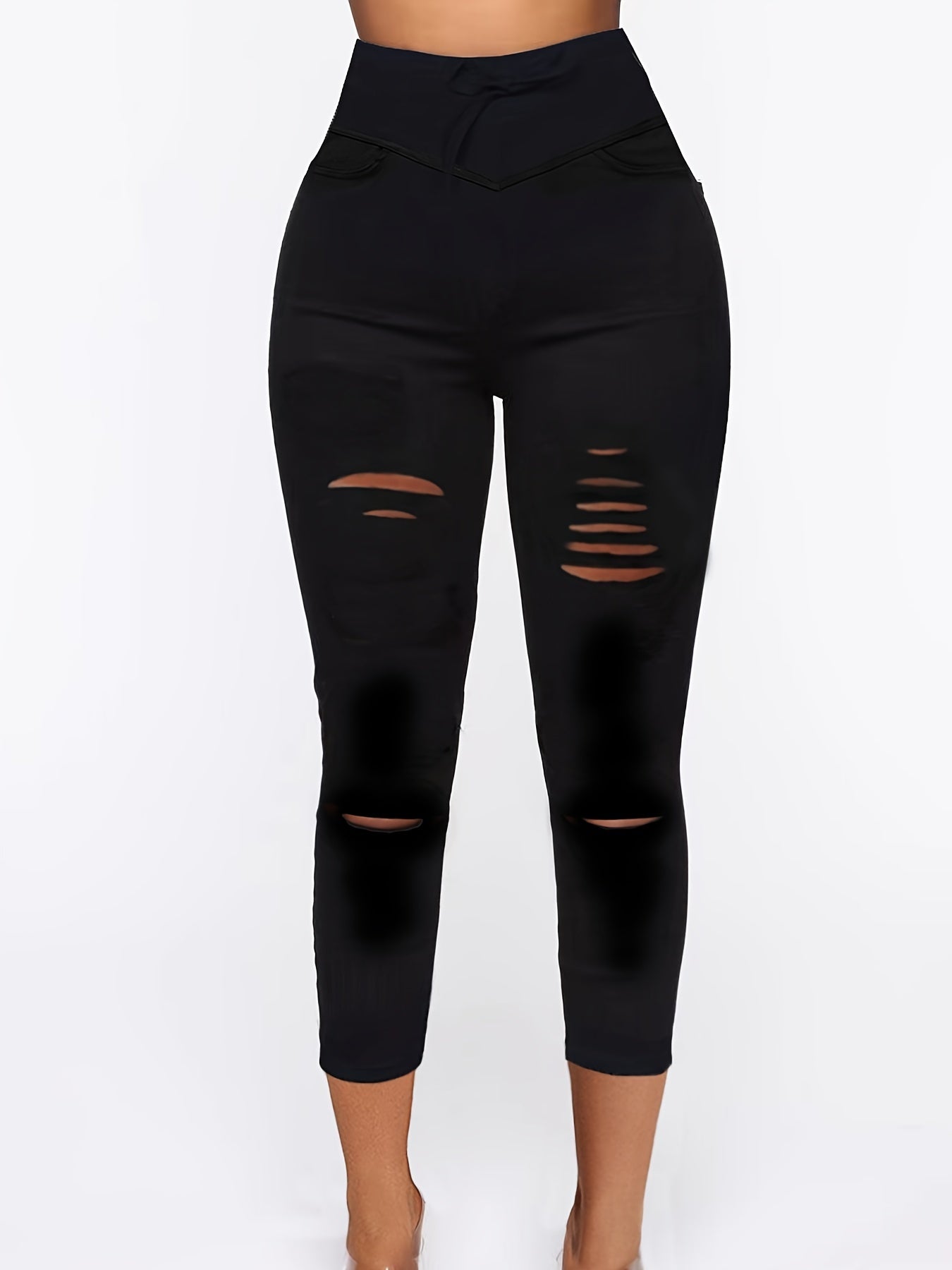 Sexy High Waist Long Length Summer Pants Women's Clothing